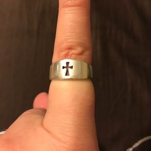 James Avery cross ring